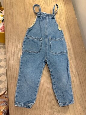 Zara Blue Denim Kids Overalls